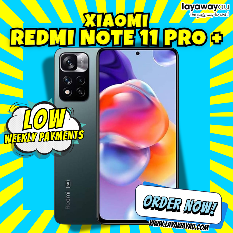 Xiaomi Redmi Note 11 Pro+ Plus 5G + 4G Volte 128GB + 6GB Factory Unlocked 6.67" 108MP Camera Night Mode (Forest Green)