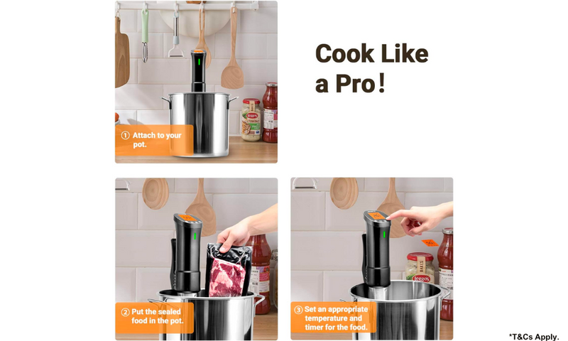 Inkbird Culinary Sous Vide ISV-200W Wi-Fi Precision Cooker - Layaway AU