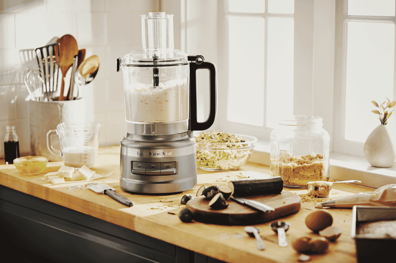 KitchenAid 9 Cup Food Processor Contour Silver