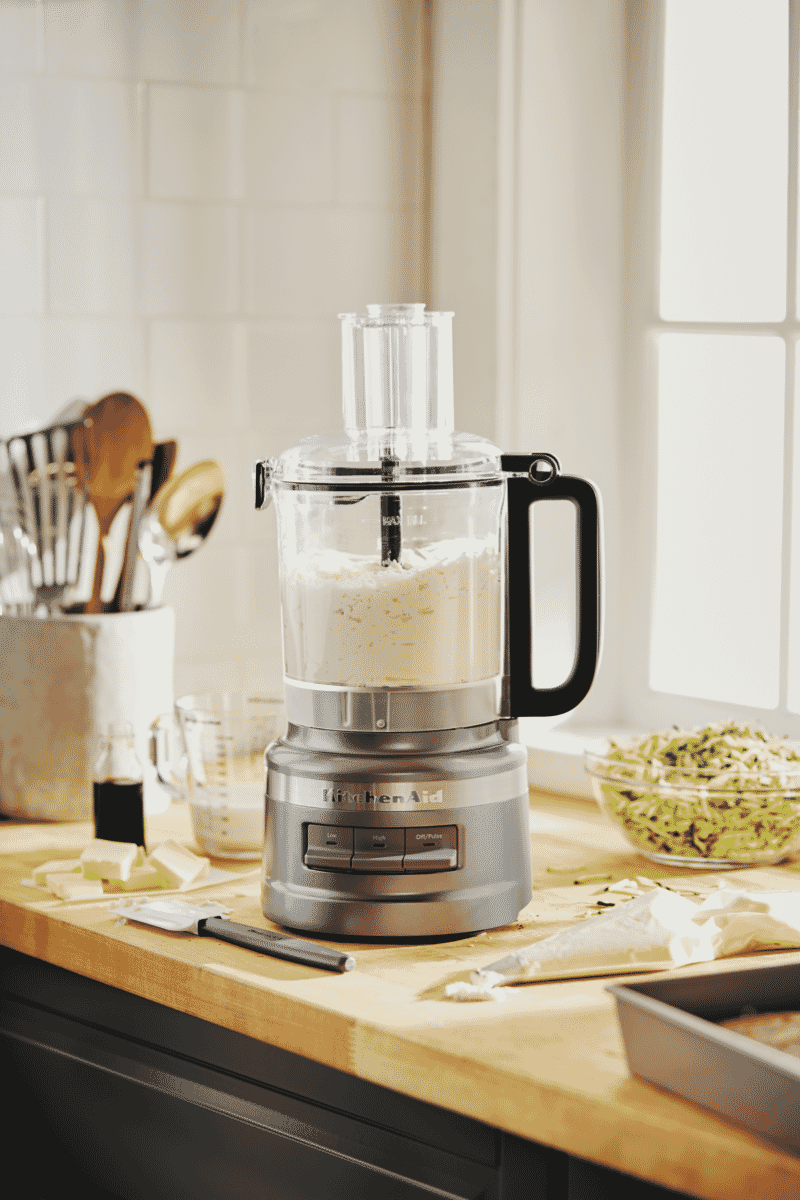 KitchenAid 9 Cup Food Processor Contour Silver