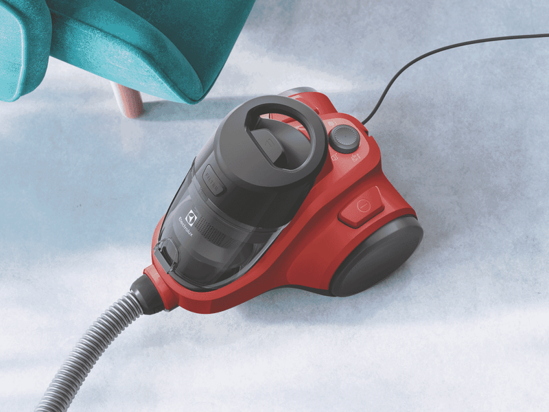 Electrolux Ease C4 Animal Bagless Vacuum Chilli Red