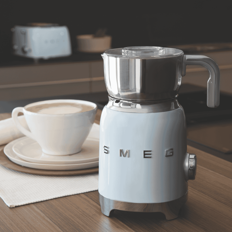 Smeg 50's Style Retro Milk Frother Pastel Blue