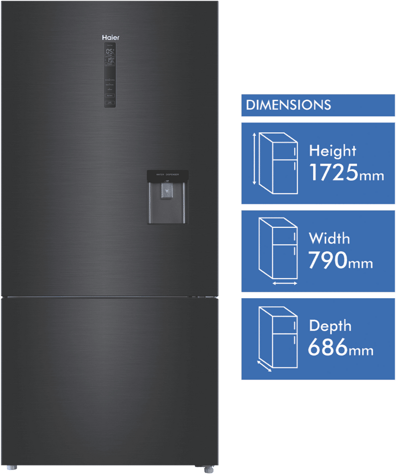 Haier 493L Bottom Mount Refrigerator