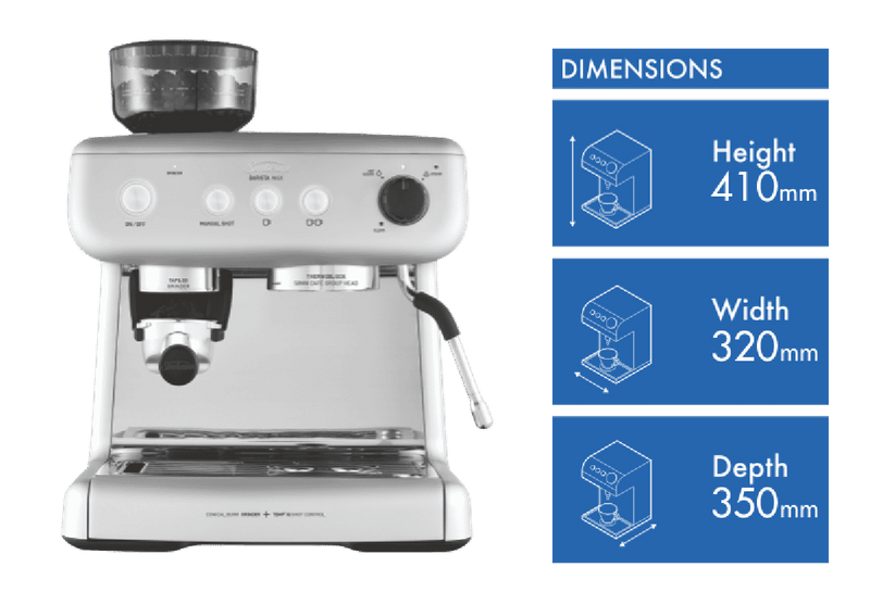 Sunbeam Barista Max Silver