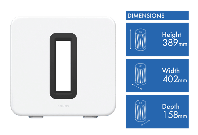 Sonos Sub Gen3 White