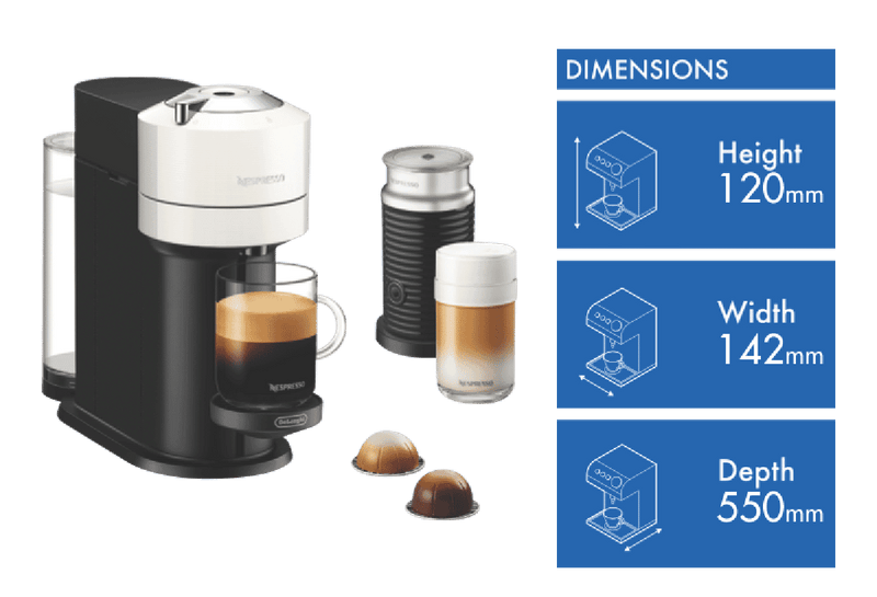 Nespresso Vertuo Next Bundle - White