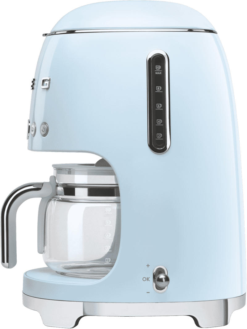 Smeg Drip Coffee Maker _ Pastel Blue