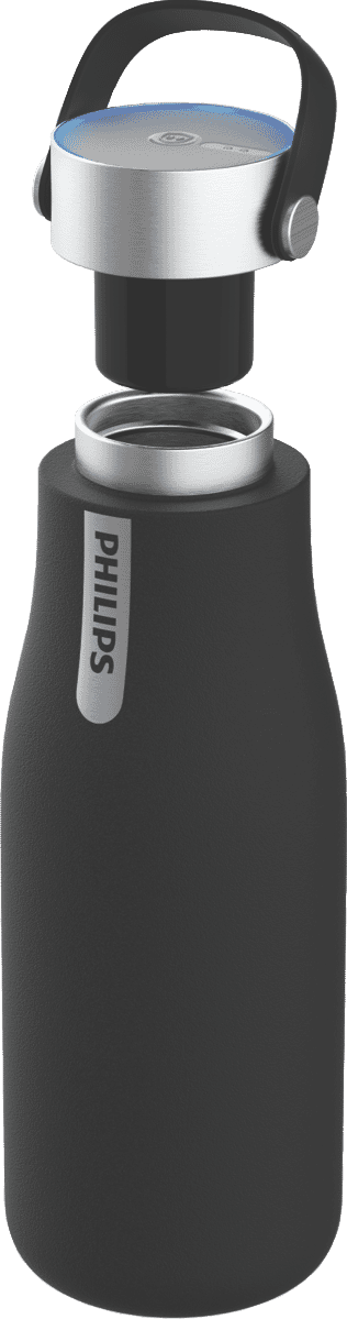 Philips Go Zero Smart UV Bottle Black 590ml