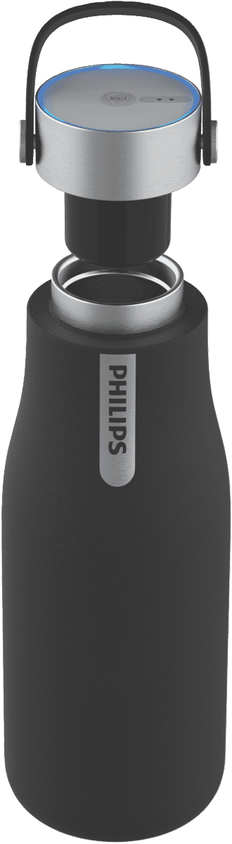 Philips Go Zero Smart UV Bottle Black 590ml