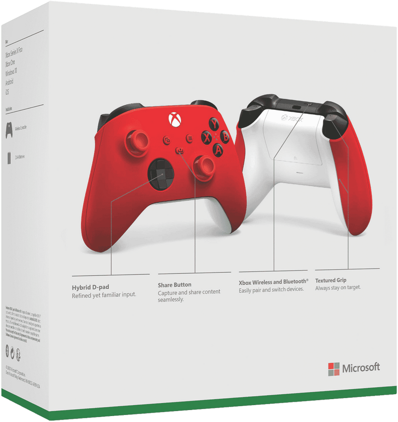 Xbox Wireless Controller (Pulse Red)