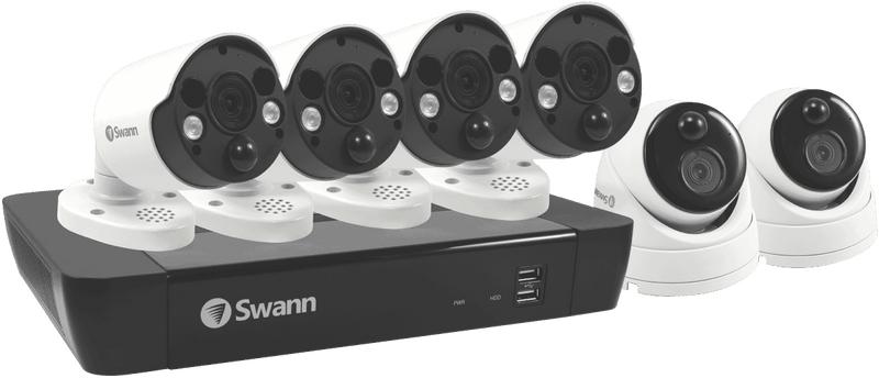 Swann 6 Camera 8 Channel 4K Ultra HD NVR Security System