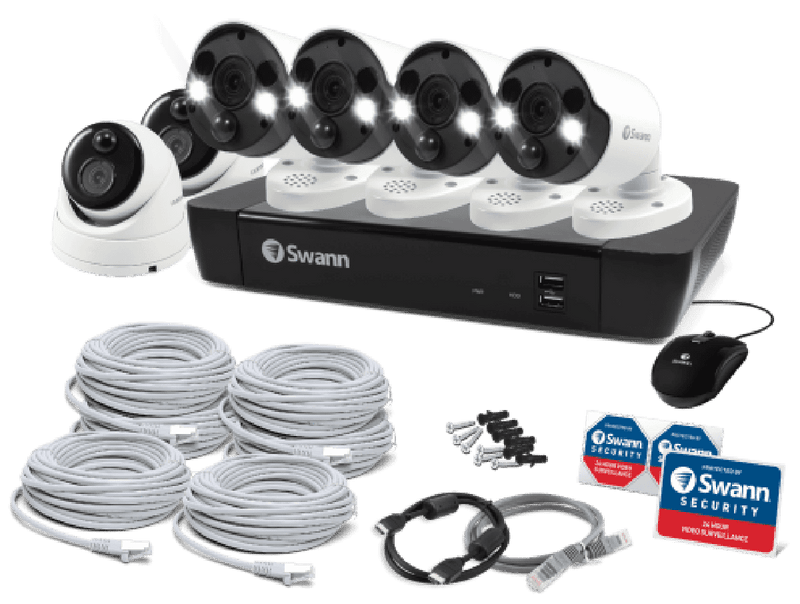 Swann 6 Camera 8 Channel 4K Ultra HD NVR Security System