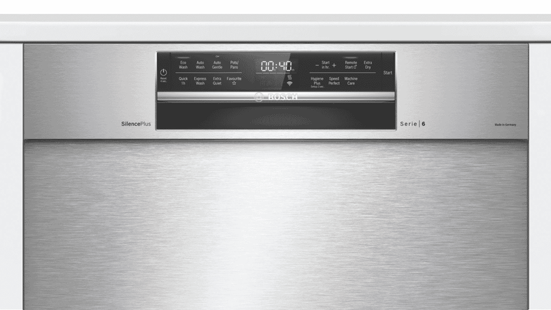 Bosch Series 6 Built Under Dishwasher Stainless Steel