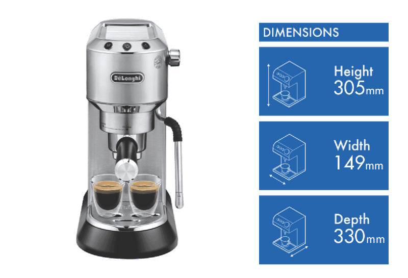 DeLonghi Dedica Arte Manual Coffee Machine