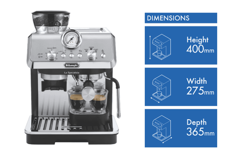 DeLonghi LaSpecialista Arte manual Coffee Machine