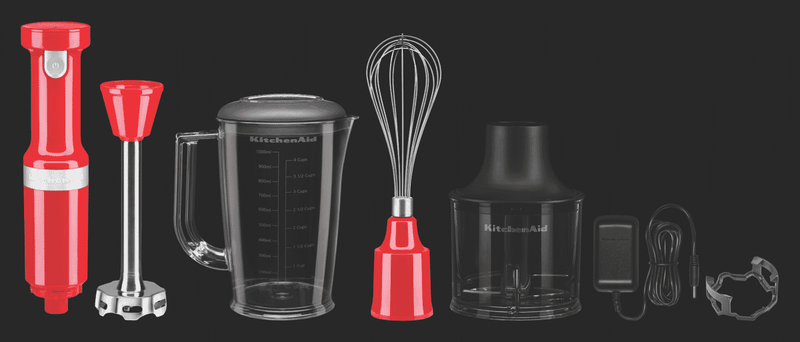 KitchenAid Cordless Hand Blender Empire Red