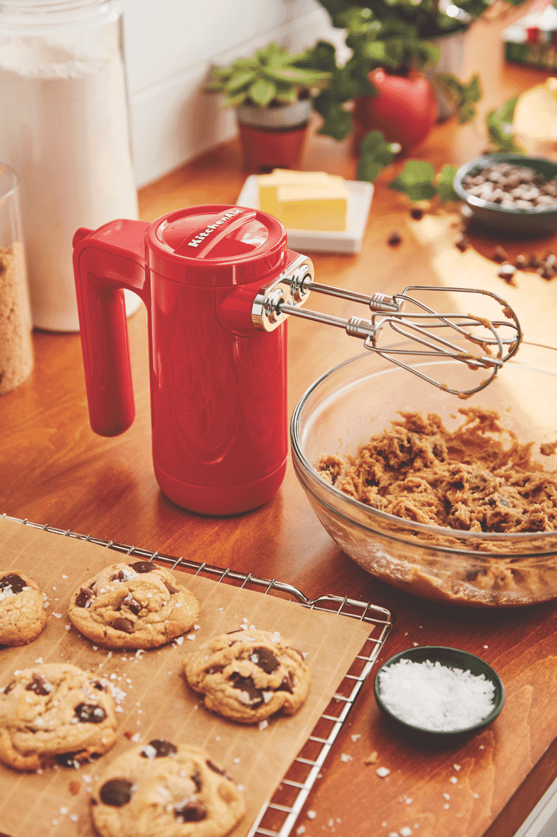 KitchenAid Cordless Hand Mixer Empire Red