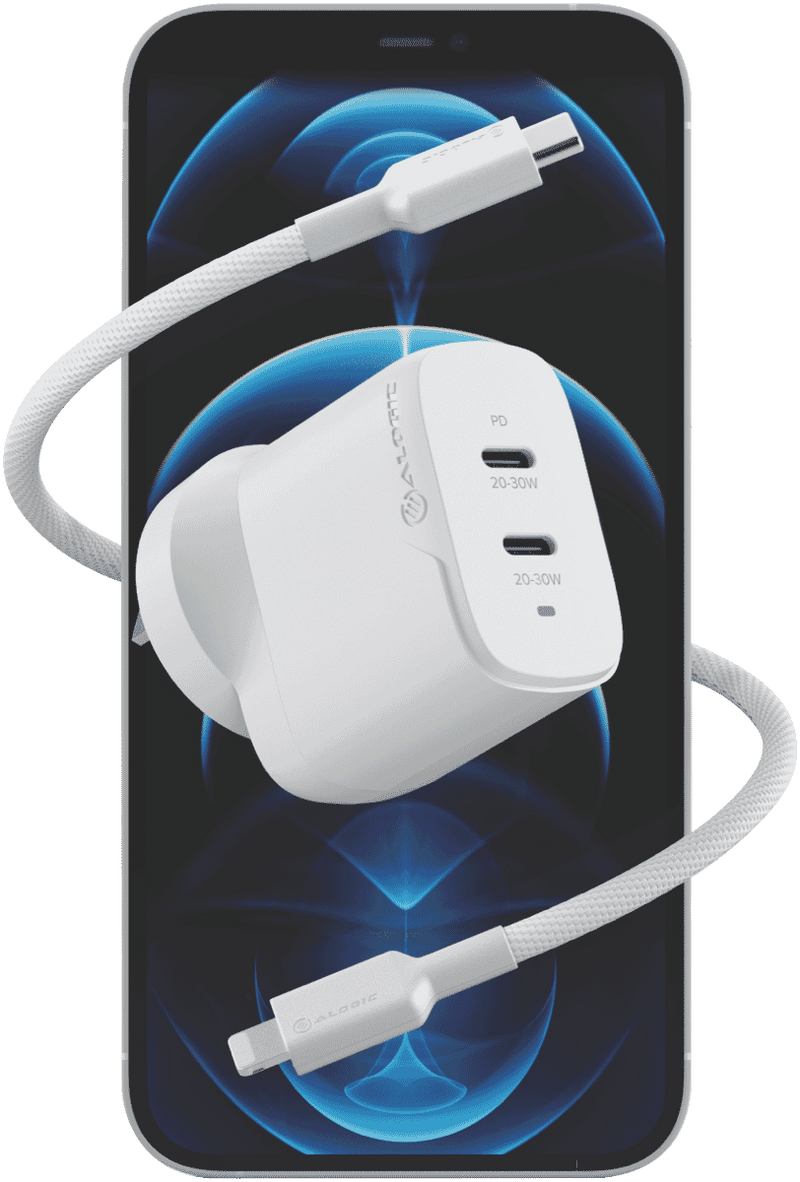 Alogic Rapid Power 40W GaN Charger USB-C + USB-C