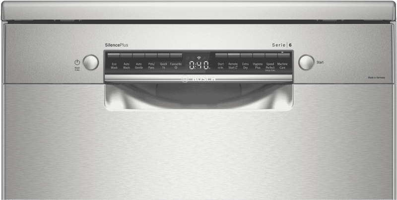 Bosch Series 6 Freestanding Dishwasher Stainless Steel