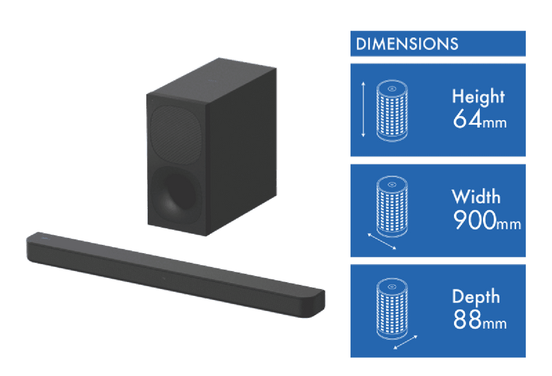 Sony 2.1Ch 330W Soundbar