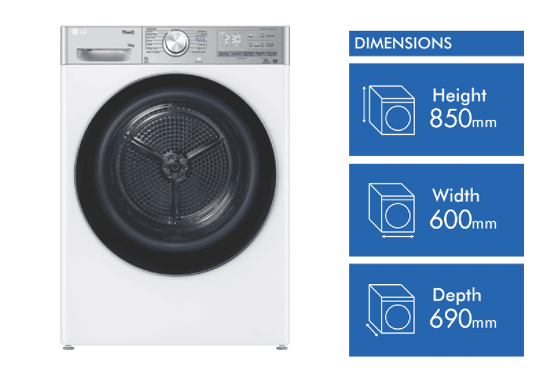 LG 10kg Heat Pump Dryer