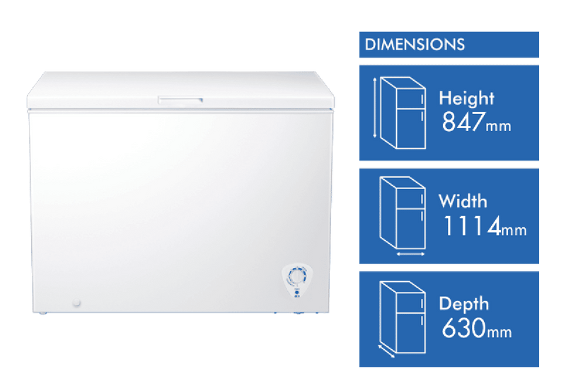 Hisense 300L Hybrid Chest Freezer