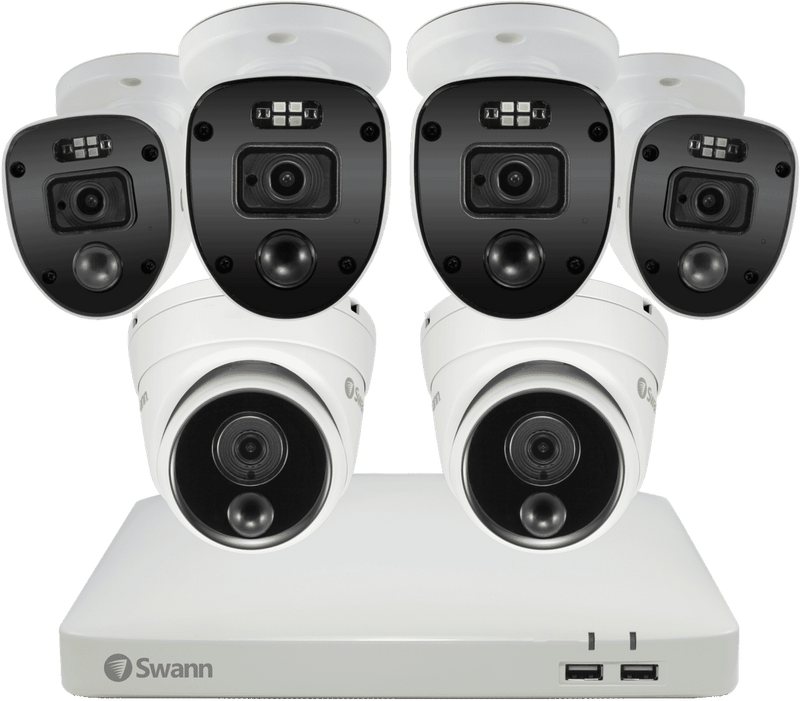 Swann 6 Camera 1TB 1080p DVR Enforcer Camera Kit