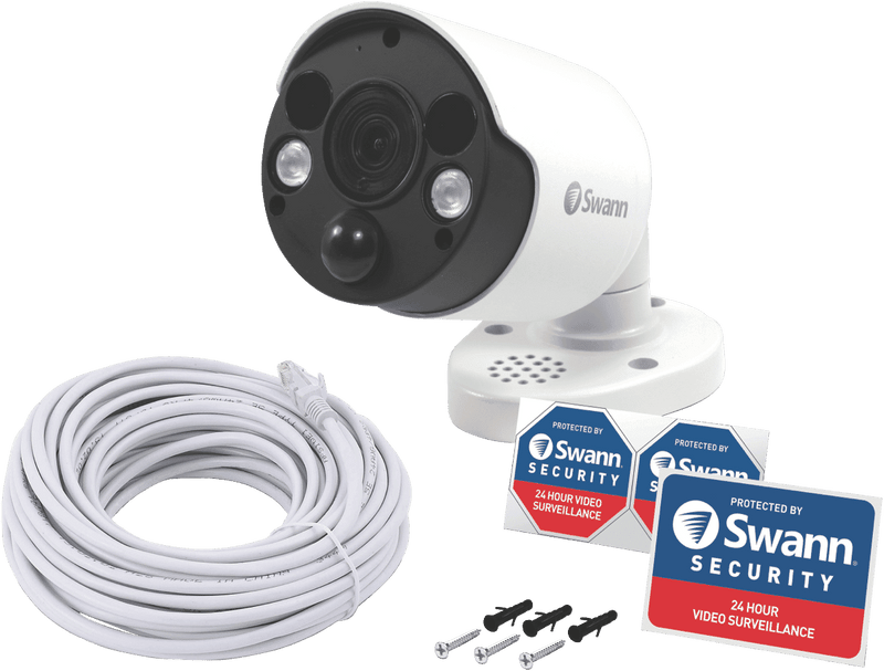 Swann 4K NVR add On Bullet Camera w/ Spotlights/Siren