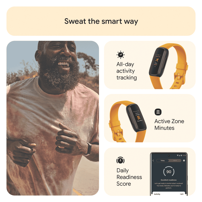 Fitbit Inspire 3 Morning Glow/Black