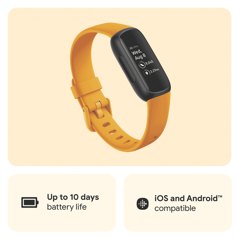 Fitbit Inspire 3 Morning Glow/Black