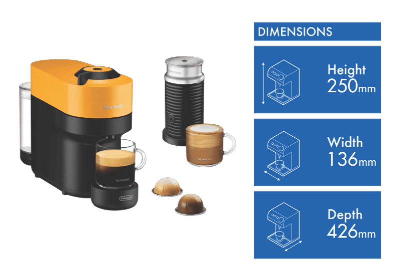 Nespresso Vertuo POP Yellow Bundle