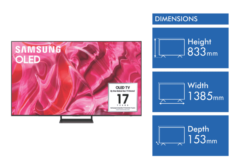 Samsung 55" S90C 4K OLED Smart TV 23