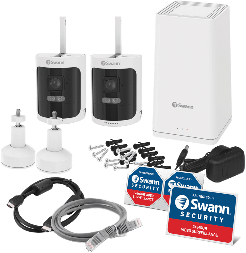 Swann 2K Wire-Free NVR Hub System (2 Pack)