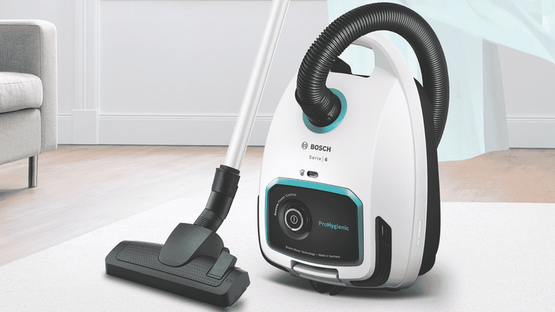 Bosch Series 6 ProHygienic Bagged Vacuum White