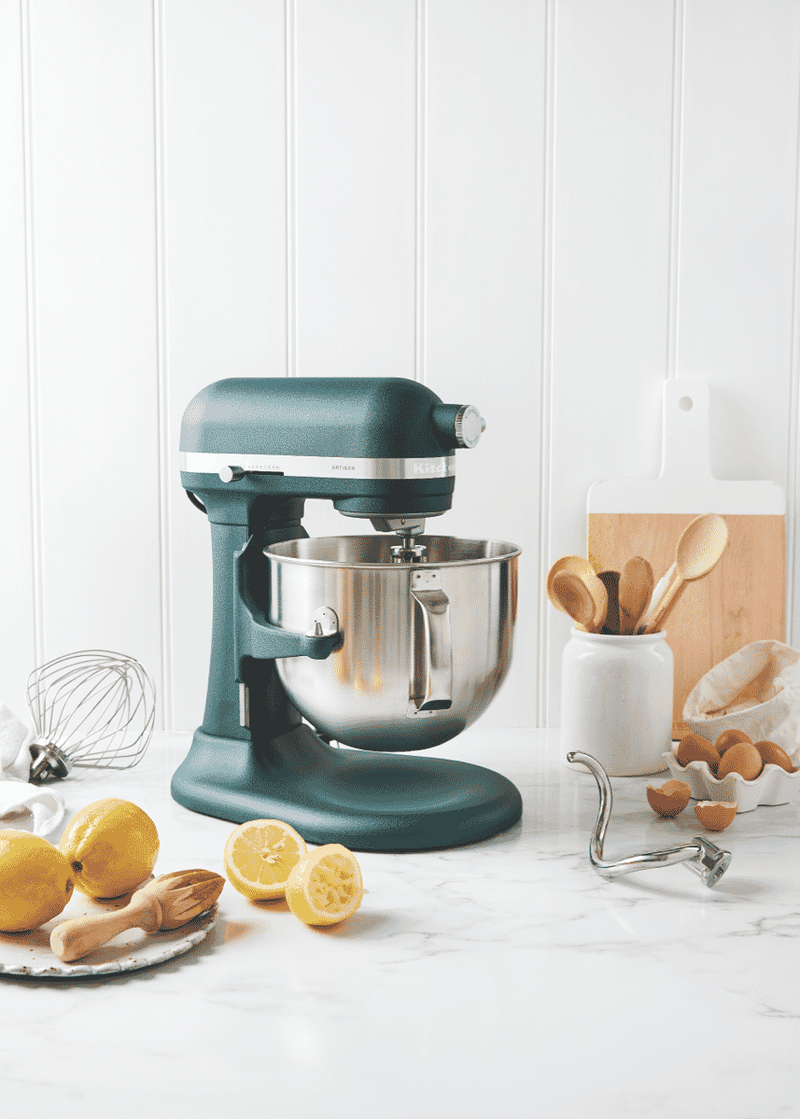 KitchenAid 6.6L Artisan Bowl Lift Mixer Pebbled Palm