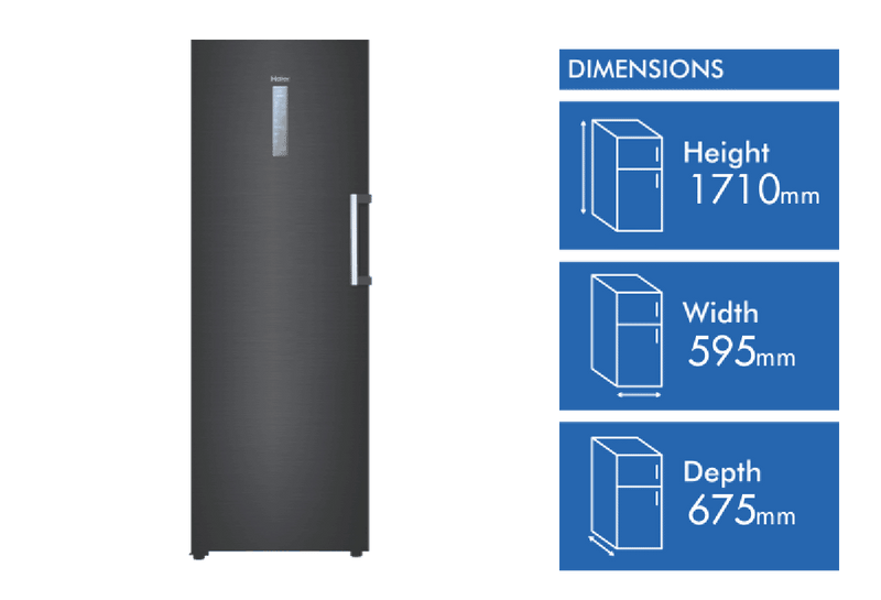 Haier 285L Vertical Hybrid Freezer