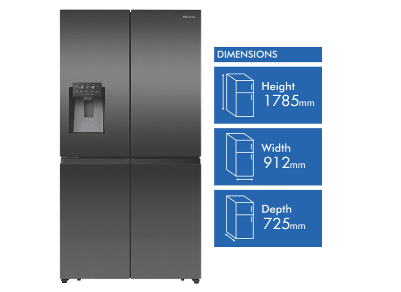 Hisense 585L French Door Refrigerator