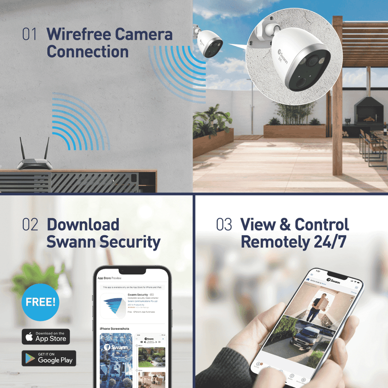 Swann 2K Outdoor Powered WiFi Camera