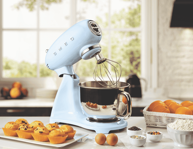 Smeg 50's Style Stand Mixer Pastel Blue