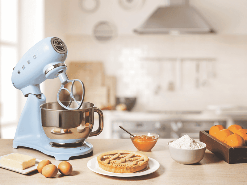 Smeg 50's Style Stand Mixer Pastel Blue