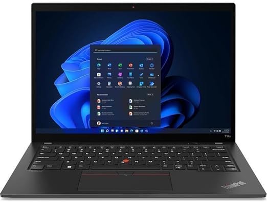 Lenovo ThinkPad T14S i7-1255U Intel Core 16 GB LPDDR5-SDRAM 512 GB SSD Wi-Fi 6E 14-Inch Touchscreen Laptop, Black