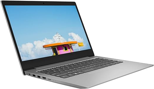 Lenovo Ideapad Slim 1, Intel Celeron N4020, 4GB RAM, 64GB eMMC, 14 Inch HD, Platinum Grey, 81VU0003AU