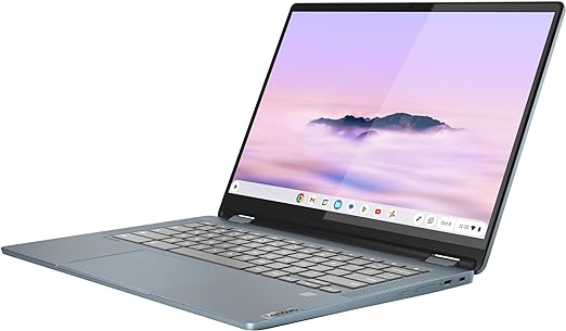 Lenovo IP Flex 5 Chrome 14IAU7 14 Inch Intel Iris Xe Graphics Intel Core i5-1235U 512GB SSD 8GB RAM ChromeOS Laptop, Stone Blue