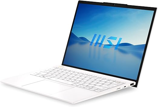 MSI Prestige 13Evo A12M-206AU 13.3-Inch Intel i7-1280P Iris Xe Graphics 16GB LPDDR5 RAM 1TB SSD Business and Productivity Laptop, Pure White