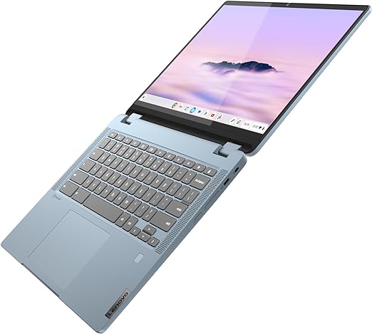 Lenovo IP Flex 5 Chrome 14IAU7 14 Inch Intel Iris Xe Graphics Intel Core i5-1235U 512GB SSD 8GB RAM ChromeOS Laptop, Stone Blue