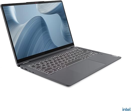 Lenovo IdeaPad Flex 5 14IAU7 Laptop, 14-inch, 16GB RAM, 512GB SSD, Intel Core i7-1255U, Intel Iris Xe Graphics, Windows 11 Home, Storm Grey, 82R700JRAU