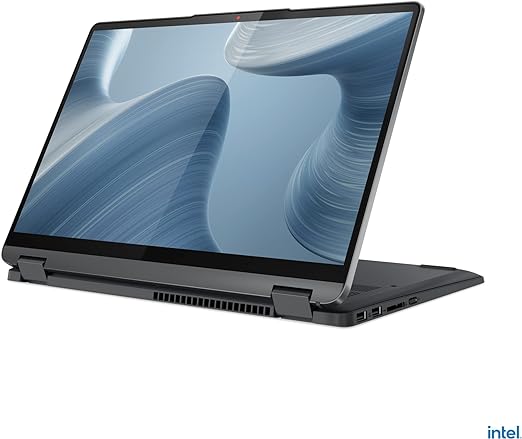 Lenovo IdeaPad Flex 5 14IAU7 Laptop, 14-inch, 16GB RAM, 512GB SSD, Intel Core i7-1255U, Intel Iris Xe Graphics, Windows 11 Home, Storm Grey, 82R700JRAU