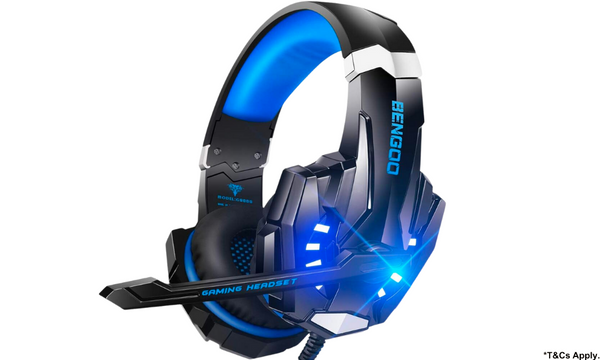 BENGOO G9000 Stereo Gaming Headset - Blue