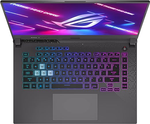 ASUS ROG Strix G15 Laptop, 15.6-inch, Windows 11 Home, AMD Ryzen 7 6800/HS Mobile Processor, 512GB SSD, 16GB RAM, NVIDIA GeForce RTX 3050 Graphics, Eclipse Gray, G513RC-HN092W