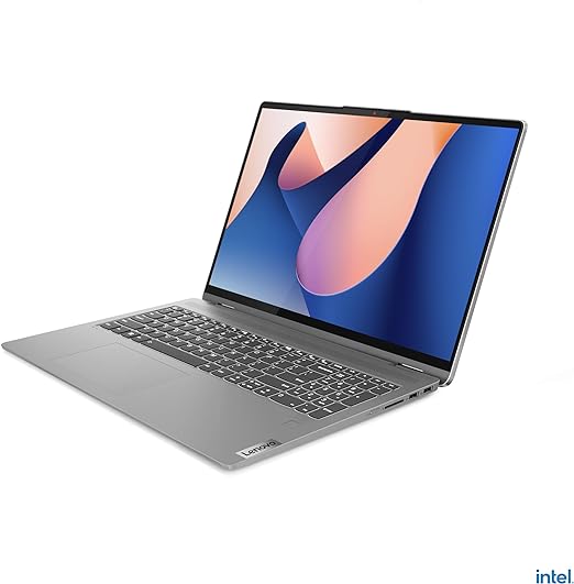 Lenovo IdeaPad Flex 5 16IRU8 Laptop, 16-inch, 16GB RAM, 512GB SSD, Intel Core i7-1355U, Intel Iris Xe Graphics, Windows 11 Home, Arctic Grey, 82Y1002RAU